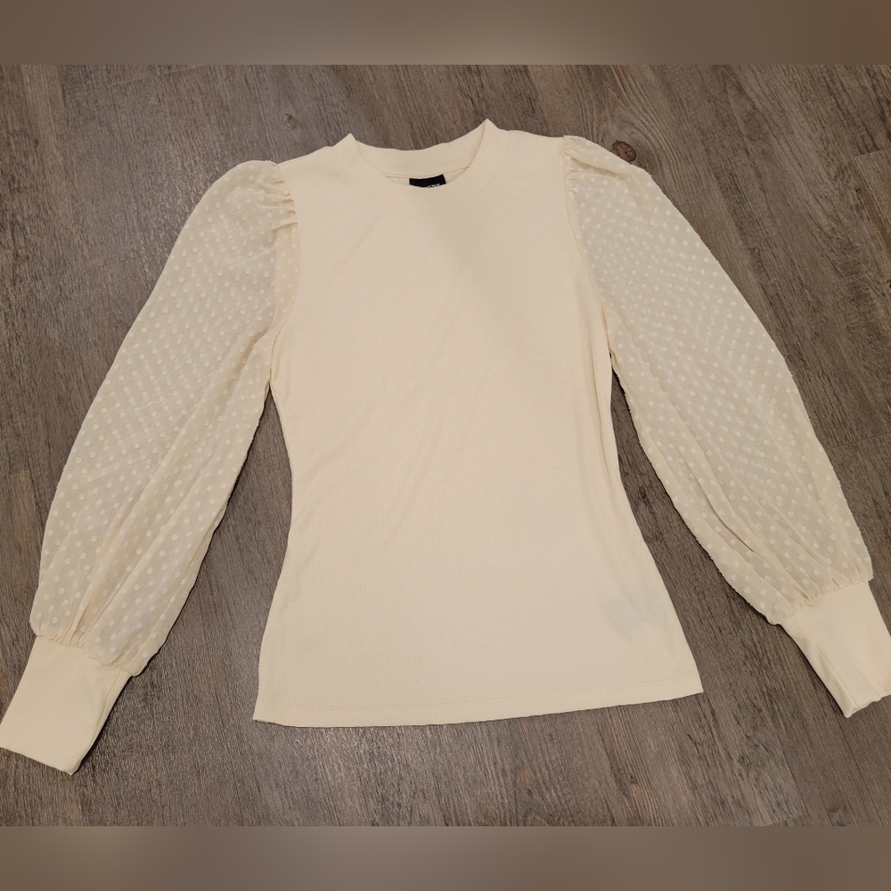 WHO WHAT WEAR |  Long Sleeve Blouse Sz Small